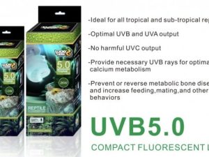 LÁMPARA FLUORESCENTE PARA REPTILES UVB5.0 - CFL130