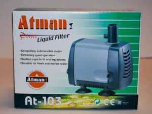 ACUARIO -BOMBAS DE AGUA "ATMAN", DIFERENTES POTENCIA EN W. Y DIFERENTES LITROS/H.