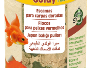SERA - GOLDY NATURE, ALIMENTO EN ESCAMAS PARA PECES AGUA FRIA.